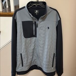 Footjoy Thermoseries Hybrid full zip jacket in Charcoal/Grey